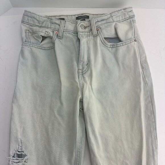 Wild Fable Women's High-Rise 90s Relaxed Straight Dad Jeans Size 2 Light Blue - Picture 5 of 7